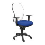 Silla de oficina ergonómica Piqueras y Crespo Modelo Jorquera tejido Bali azul 1