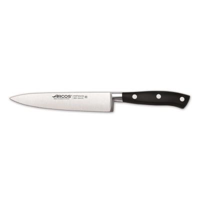 Cuchillo Cocinero Arcos Riviera 233400 De Acero Nitrum, Con Mango De Polioximetileno Y 15 Cm De Hoja En Estuche