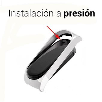 Correa nylon Xiaomi Smart Band 8 (rosa/gris) 