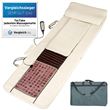 Colchoneta de masaje shiatsu con función de calor piedra jade + mando , Beige