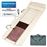 Colchoneta de masaje shiatsu con función de calor piedra jade + mando , Beige_0
