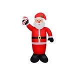 Papá Noel inflable con LED vidaXL 300cm