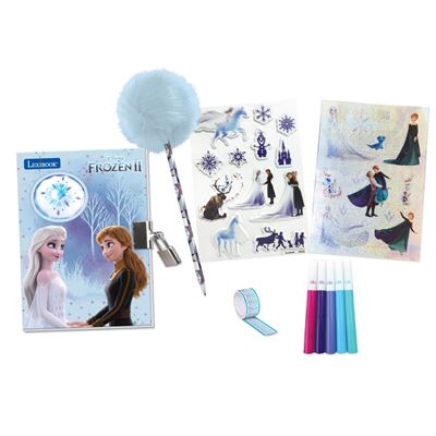 Diario Secreto Electrónico Frozen Con Luz Y Accesorios Lexibook
