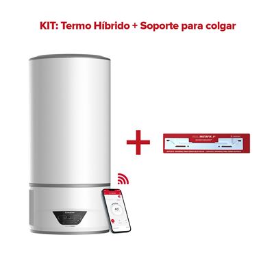 Termo Eléctrico Ariston Lydos Hybrid Wifi 100l+soporte De Pared