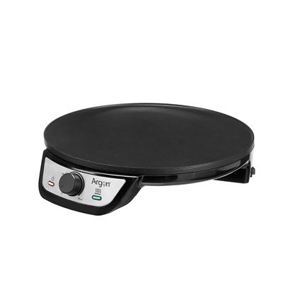 Crepera Argón De Acero Con 1200w De Potencia Negro