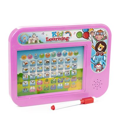Máquina De Aprendizaje Dam Inglés Con Sonidos Y Pizarra. Rosa