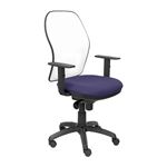 Silla de oficina ergonómica Piqueras y Crespo Modelo Jorquera tejido Bali azul claro 2