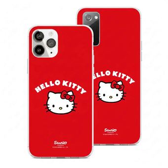 Funda Oficial Hello Kitty para Motorola Moto G72 - Carcasa de Silicona La Casa de las Carcasas - Diseño Red - 1