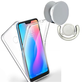Kit Funda 3x1 360° + 1 PopSocket + 1 Soporte PopSocket Blanco Xiaomi MI 9 SE - 1