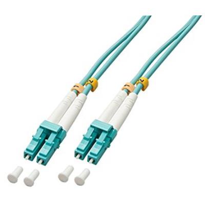 Lindy Turquesa 1.0M Om3 Lc Duplex 1M Lc Lc - Cables De Fibra Óptica