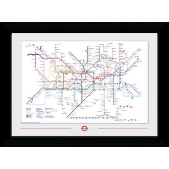 Fotografia enmarcada Transport For London Mapa del Metro