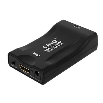 Conversor Kablex Euroconector a HDMI Black