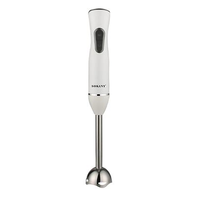 Dam Blanco Batidora De Mano De 600W Con Dos Velocidades Brazo De Acero Inoxidable Apto Para Lava Vajillas