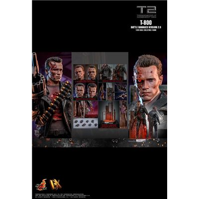 Figura Hot Toys DX46 - Terminator 2: Judgment Day - T800 Battle