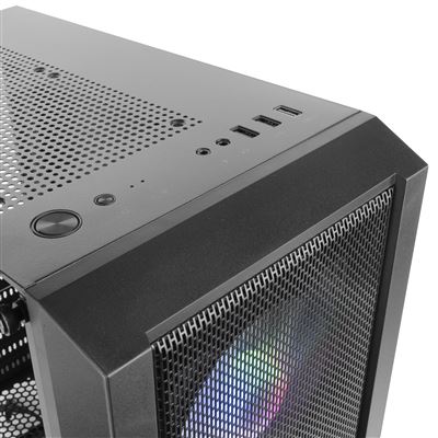 Caja PC ATX Mars Gaming MC-C Negro, Panel Metal-Mesh, 3 Ventiladores  Frontales FRGB 12cm - Caja PC - Los mejores precios