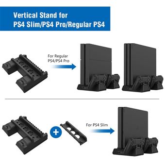 Refrigeración para PS4 DOBE TP4-882 3 Ventiladores con 2 Mandos Cargador y 12 Juegos Stand, para PS4, PS4 PS4 Pro - Accesorios videoconsolas - Los precios | Fnac