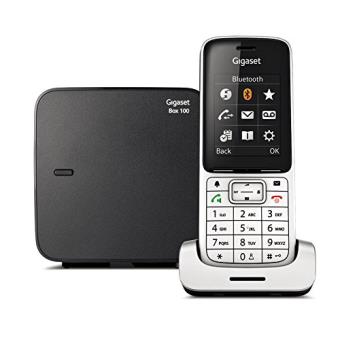 Gigaset SL450 - Teléfono inalámbrico (Bluetooth, 2.4"" TFT, DECT, GAP) color negro