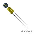 Diodo LED amarillo 5mm (manualidades) 1,9v