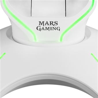 Soporte de Auriculares Mars Gaming, MHHX, Blanco, RGB Flow + 2x USB 2.0 -  Auriculares para PC - Los mejores precios