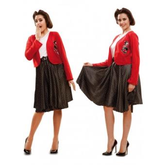 Disfraz joven a la moda de los años 50 para mujer Original - Talla - S - 1