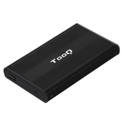 Caja Externa 2,5" Sata a USB 2.0 Negro Tooq