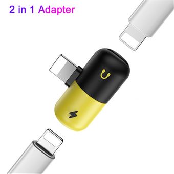 Adaptador Lightning 2 en 1 Carga y Áudio para iPhone  Multi4you - 1