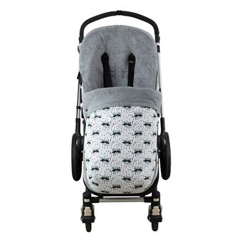 Saco universal Janabebé para silla de coche de abrigo polar Raccoon