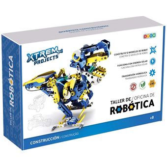 Xtrem Bots - Taller De Robótica Educativa, Juguetes Robotica para Niños 8 Años Más, Robot Solar, Juegos Educativos, Construccion De Robots, Juguete Educativo 12 en 1, Robots, Los mejores precios |