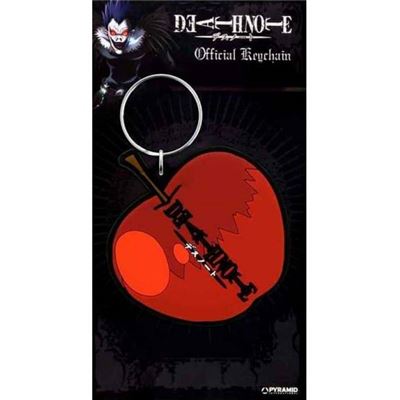 Llavero de Goma - Death Note (Manzana) (6 x 4.5 x 0.2)
