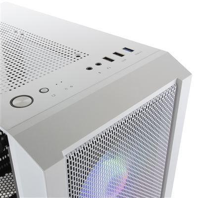 Caja PC ATX Mars Gaming MC-C Blanco, Panel Metal-Mesh, 3 Ventiladores  Frontales FRGB 12cm - Caja PC - Los mejores precios