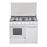 Cocina de gas butano/natural HVG CGB, 5 quemadores, Horno a gas, acabado blanco_0