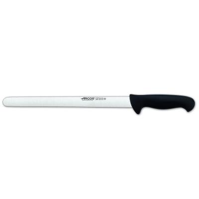 Cuchillo De Fiambre Arcos Colour - Prof 293425 De Acero Inoxidable Y Mango Ergonómico - Negro