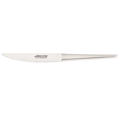 Cuchillo Chuletero Arcos De Mesa 565600 Monoblock De Una Pieza De Acero Inoxidable Hoja De 11 Cm En Caja