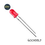 Diodo LED rojo 5mm (manualidades) 1,9v