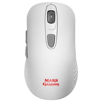 Ratón Gaming Inalámbrico MMW2W Mars Gaming Blanco