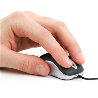 Mini Ratón / Mouse con Cable USB Retráctil Multi4you - Ratón - Los