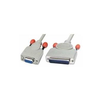 Cable Serie Null Modem Db9h/Db25m 2m - 1