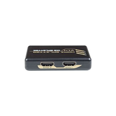 Splitter Multiplexor Dcu Con 2 Salidas Hdmi Compatible Con Resolución 4k Y Dolby Digital