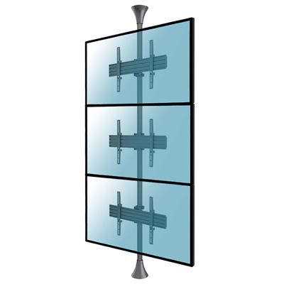 Soporte De Suelo-techo Inclinable Kimex 032-2003k1 Para 3 Pantallas 32""-75