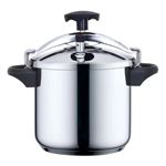 COCINA MOVE Olla a presión + cesta de vapor - 6 L - Gris y negro - Todas las luces con inducción