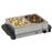 Calientaplatos para bufé vidaXL de acero inoxidable 200 W 2x1,5 L_1