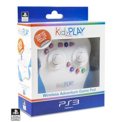 Mando Infantil Kidzplay Wireless Oficial L.sony Azul - Ps3