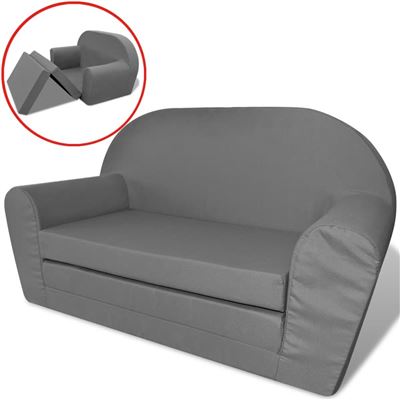 Sillón Vidaxl, Flip-out Para Niños Gris