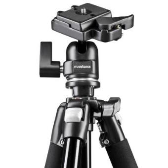 Mantona Scout MAX Digitales / cámaras de película Negro tripode - 1