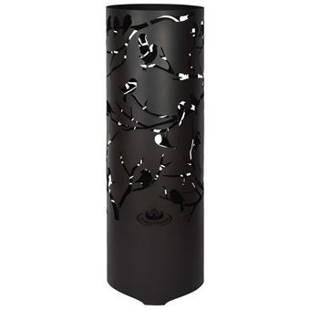 Brasero Birds on Twig Esschert Design, Acero al carbono Negro FF409