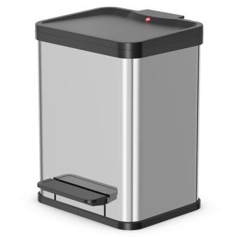 Cubo con pedal Oko Uno Plus tamaño M 17 L acero inox 0619-200