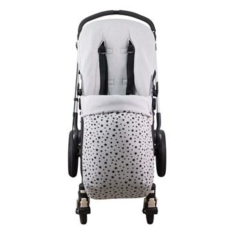 Saco universal Janabebé para silla de coche de Algodón Black Star