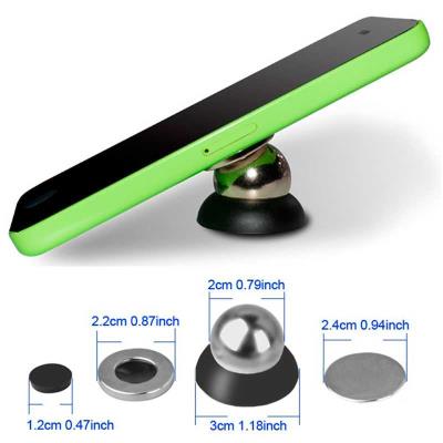 SOPORTE PARA MOVIL IMAN COCHE MAGNETICO UNIVERSAL PARA SMARTPHONE GIRO 360º