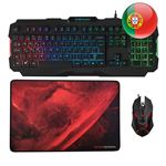 Pack RGB Teclado Ratón y Alfombrilla Mars Gaming MCP118 Layout Portugués