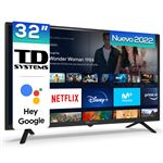 TV LED 32" TD Systems K32DLC16GLE Smart TV HD, AndroidTV G